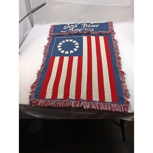 Simply Country America Flag Tapestry Wall Hanging 23" X 36"